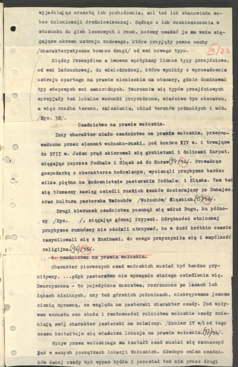 Regionalizm w budownictwie wiejskim w Polsce; praca doktorska; fragment cz. III rozdz. 5, skan 18