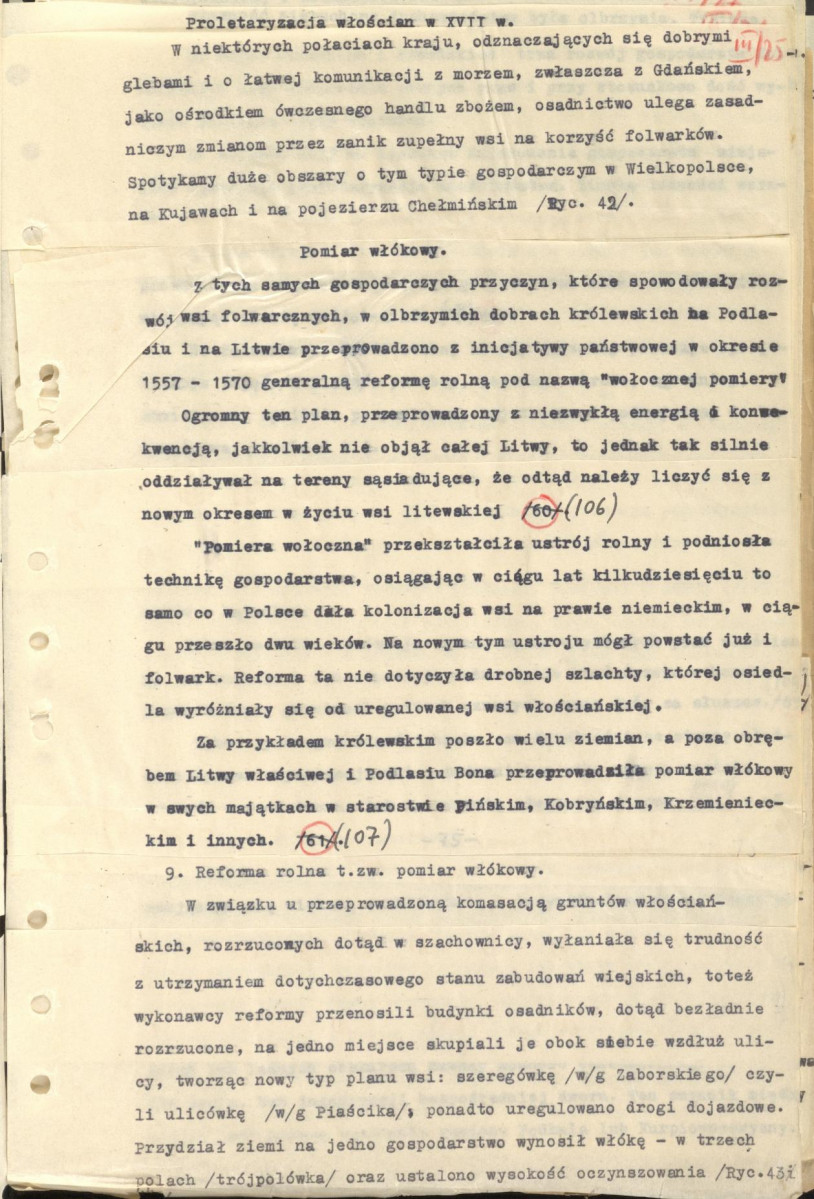Regionalizm w budownictwie wiejskim w Polsce; praca doktorska; fragment cz. III rozdz. 5, skan 21