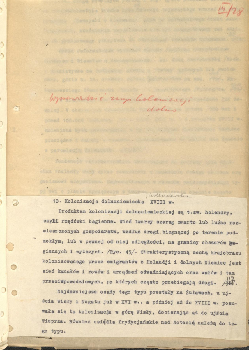Regionalizm w budownictwie wiejskim w Polsce; praca doktorska; fragment cz. III rozdz. 5, skan 24