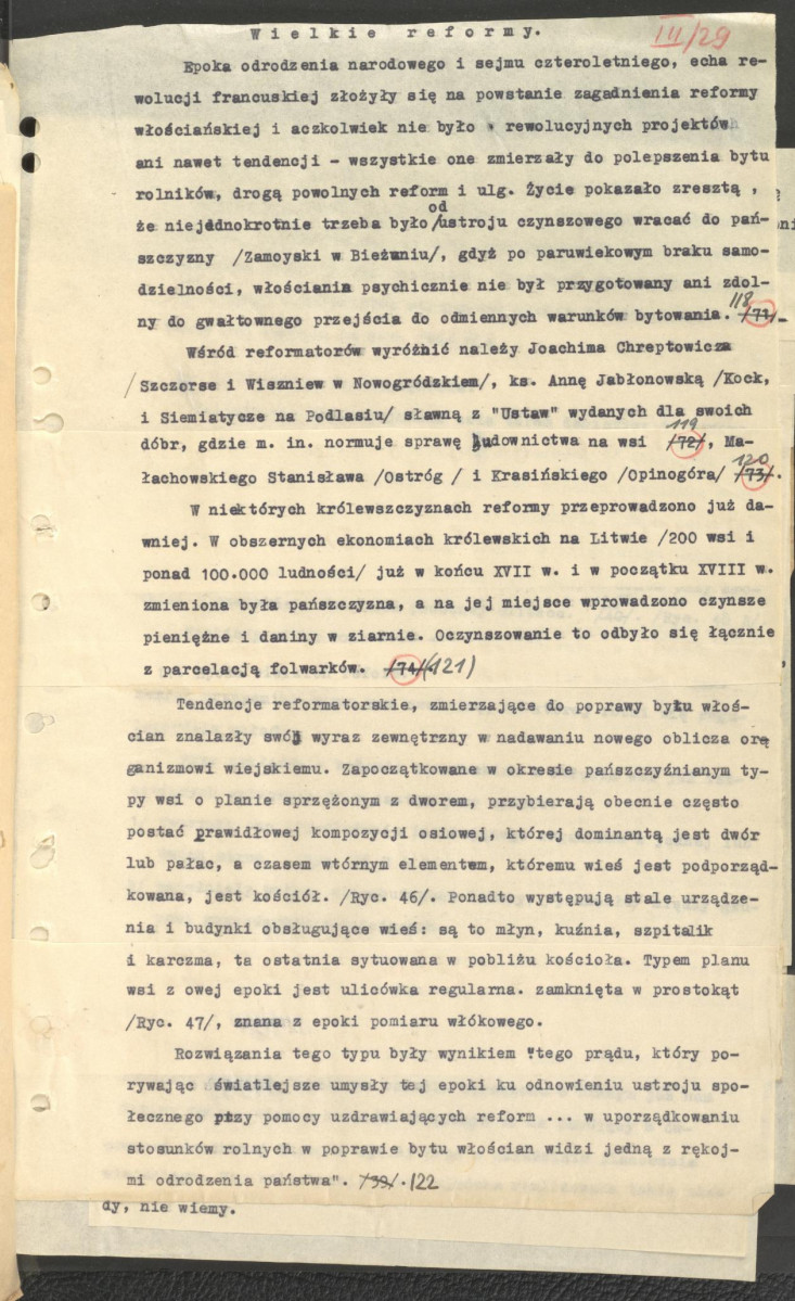 Regionalizm w budownictwie wiejskim w Polsce; praca doktorska; fragment cz. III rozdz. 5, skan 25