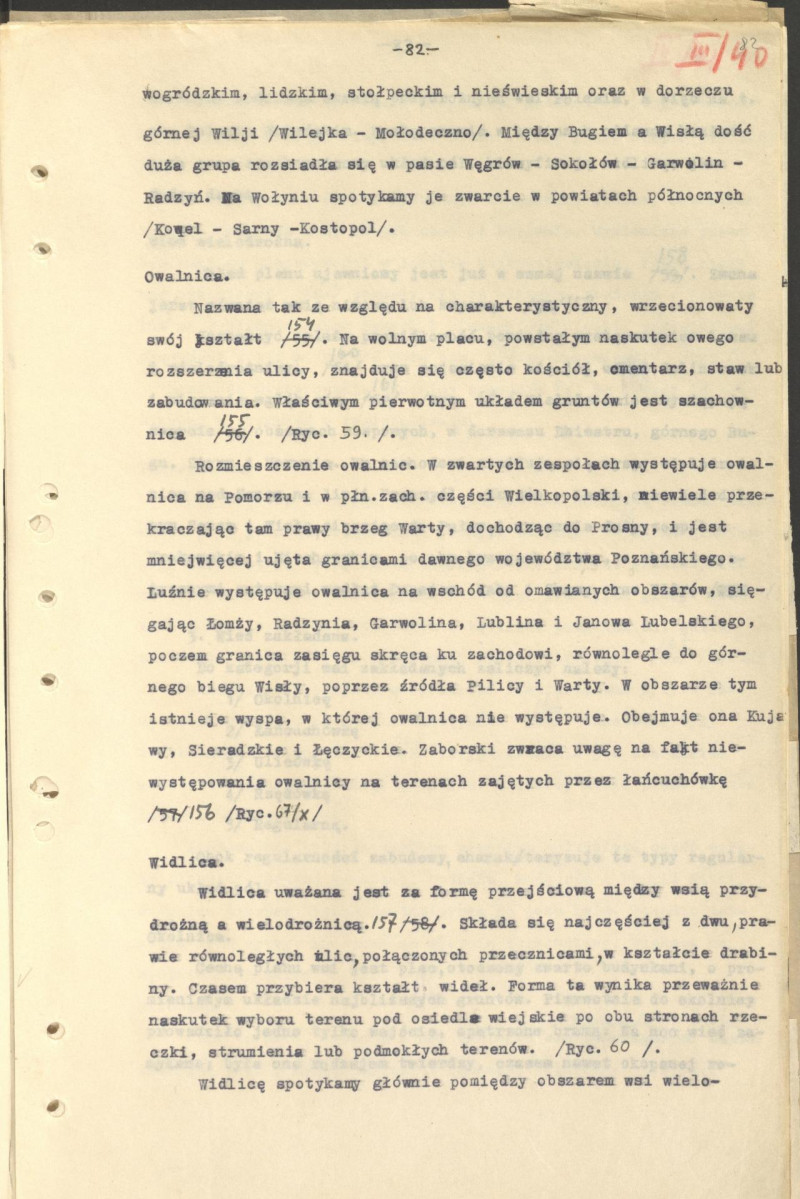 Regionalizm w budownictwie wiejskim w Polsce; praca doktorska; fragment cz. III rozdz. 5, skan 36