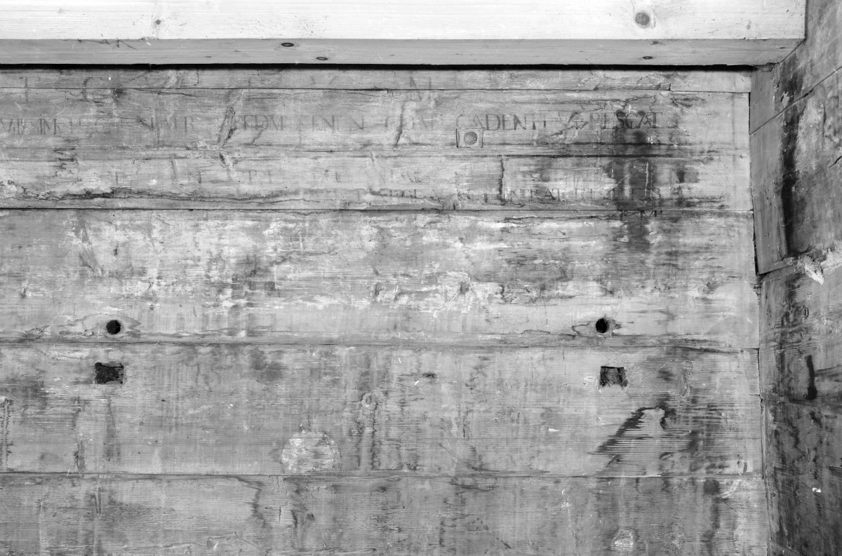 kościół pw. św. Elżbiety Węgierskiej - wnętrze - nawa główna - polichromia - fragment, skan 1