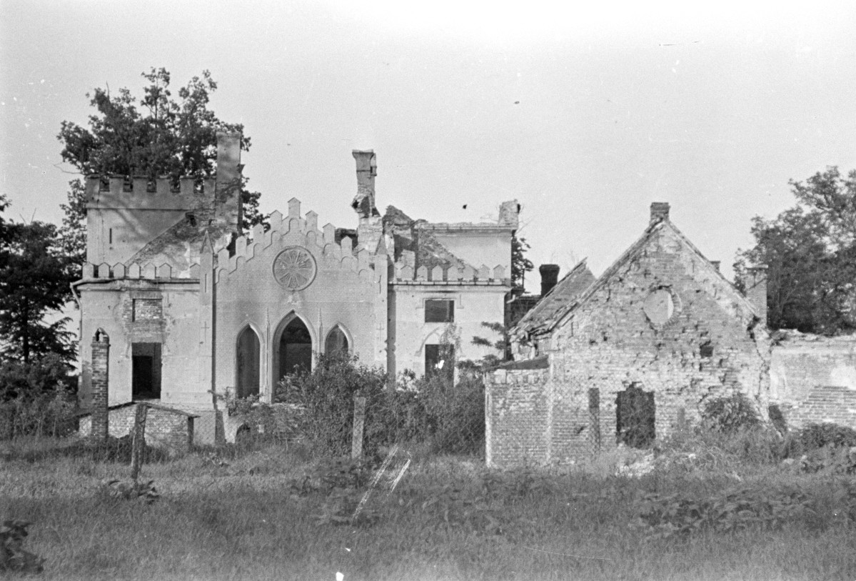 Pałac Szustra - widok ogólny, skan 1
