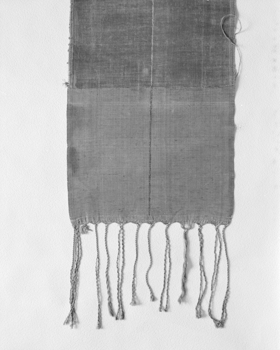 Muzeum Narodowe - zbiory - pas półlity dwustronny - Bliski Wschód /XVIII wiek/ - głowa i wciąża /fragment/ - awers, skan 1