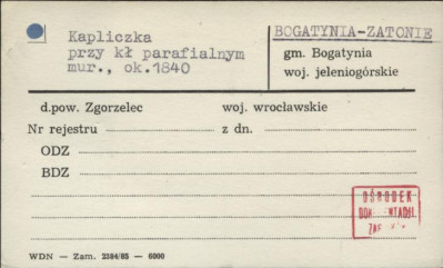 kapliczka przy kł parafialnym, skan 1
