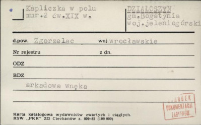 kapliczka w polu, skan 1