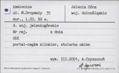 kamienica, skan 1