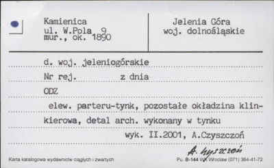 kamienica, skan 1