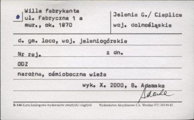 willa fabrykanta, skan 1