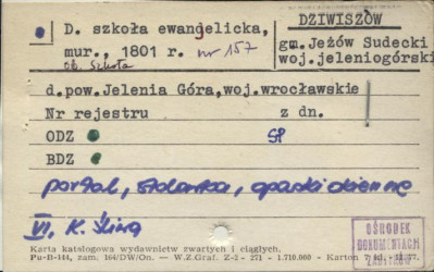 szkoła ewangelicka, ob. szkoła, skan 1