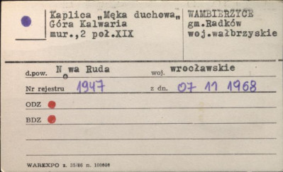 Kaplica Męka duchowa, skan 1