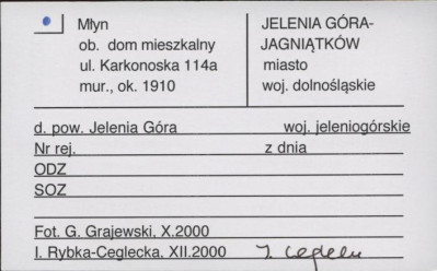 młyn, ob. dom mieszkalny, skan 1