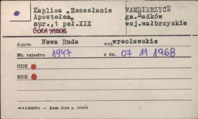 Kaplica Rozesłanie Apostołom, skan 1