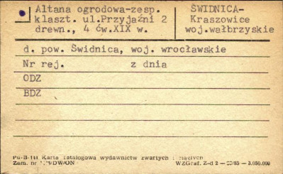 altana ogrodowa w zespole klasztorny, skan 1