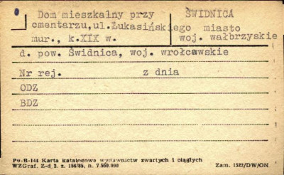 dom mieszkalny przy cmentarzu, skan 1