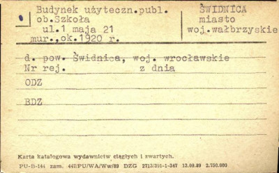 budynek użyteczności publicznej, ob. szkoła, skan 1