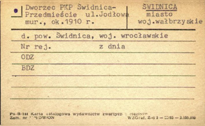 dworzec PKP Świdnica-Przedmieście, skan 1