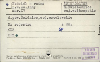 ruiny kościoła pw. św. Anny, skan 1