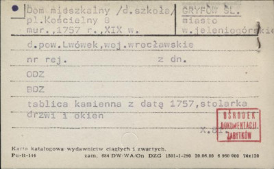 szkoła, ob. budynek mieszkalny, skan 1