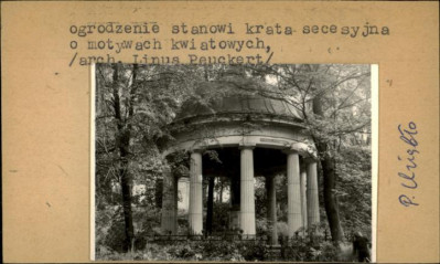 mauzoleum rodziny Hohberg - cmentarz, skan 2