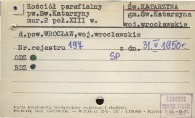 kościół par. pw. św. Katarzyny, skan 1