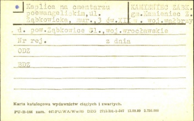 kaplica na cmentarzu poewangelickim, skan 1