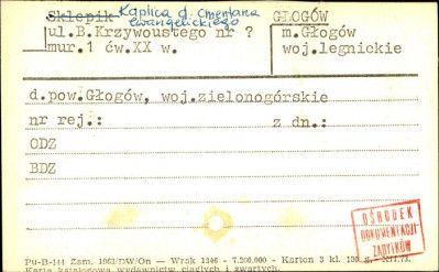 kaplica d. cmentarza ewangelickiego, skan 1