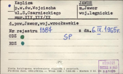 kaplica pw. św. Wojciecha, skan 1