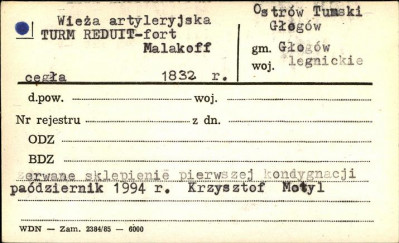 wieża artyleryjska Turm Reduit - fort Malakoff, skan 1