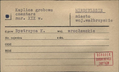 kaplica grobowa cmentarza, skan 1