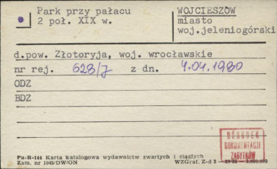 park pałacowy, skan 1