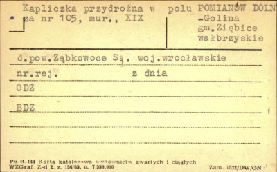 kapliczka przydrożna, skan 1