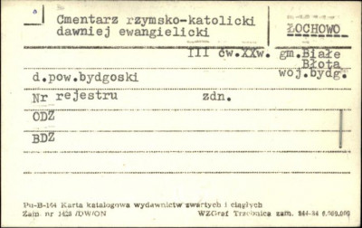 cmentarz rzymsko-katolicki dawniej ewangelicki, skan 1