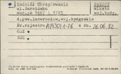 kościół Ukrzyżowania - zespół klasztorny reformatów (kalwaria), skan 1