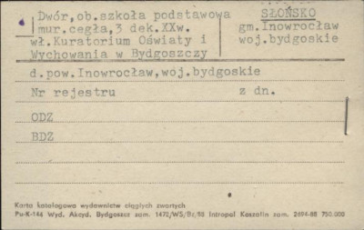 dwór, ob. szkoła podstawowa, skan 1