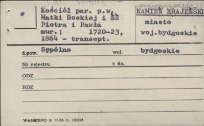kościół par. pw. Matki Boskiej i śś. Piotra i Pawła, skan 1