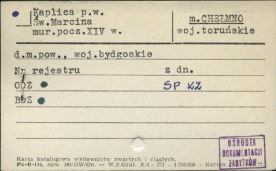 kaplica pw. św. Marcina, skan 1