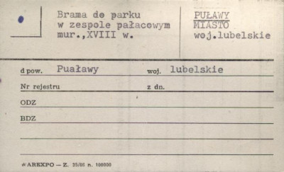 brama do parku, skan 1