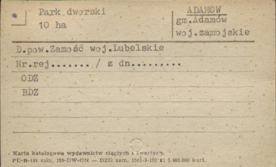 park dworski, skan 1