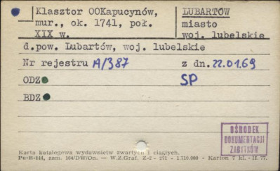 klasztor kapucynów, skan 1
