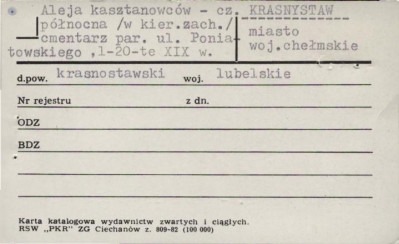 aleja kasztanowców - cz. północna cmentarza par., skan 1