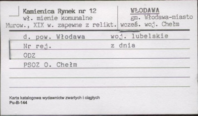 kamienica, skan 1