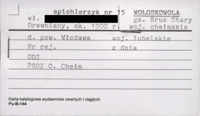spichlerzyk, skan 1