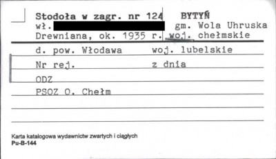 stodoła w zagrodzie, skan 1