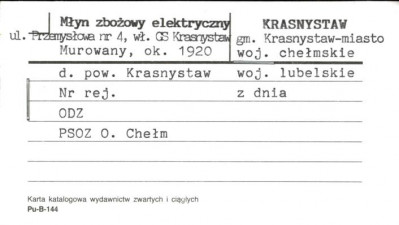 młyn zbożowy elektryczny, skan 1