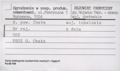 ogrodzenie w zesp. produk. cementowni, skan 1