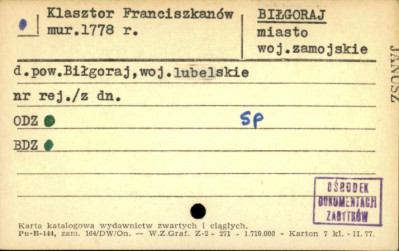 klasztor franciszkanów, skan 1