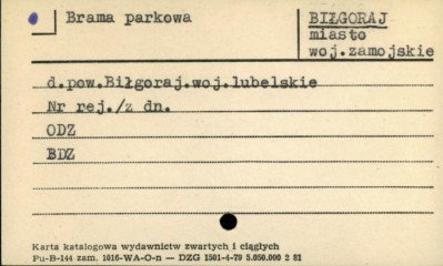 brama parkowa, skan 1
