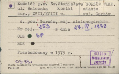 kościół pw. św. Stanisława Kostki, skan 1