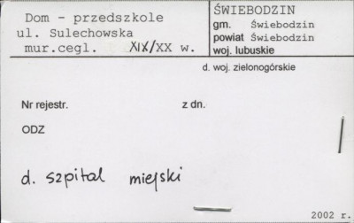 dom - przedszkole, skan 1